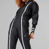 Adidas X Stella McCartney Color Block Casual Sports Long Sleeve Jumpsuit Women Jumpsuit Black HB6065
