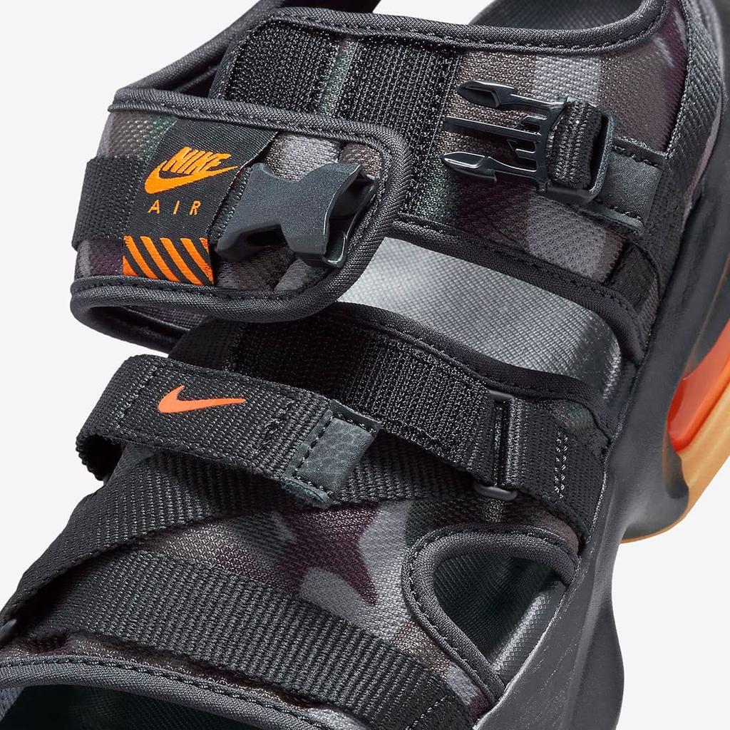 NIKE Air Max Light Size Sol, Black/Gum Brown/Cargo Khaki/Vivid Orange, FJ5446-010, Japan, 27.0cm
