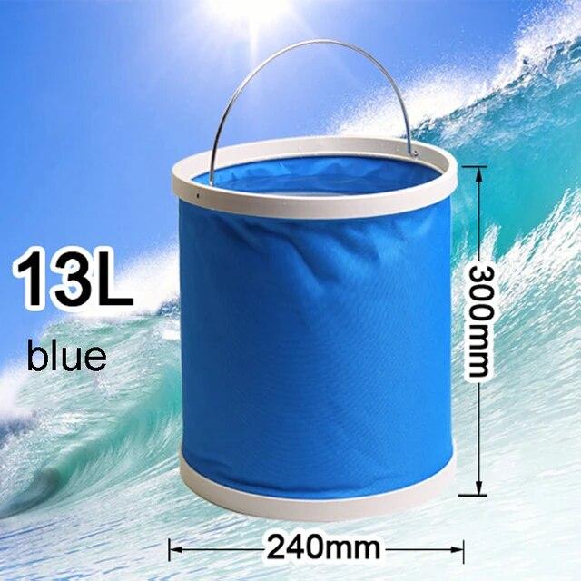 Bucket Folding Bucket Car Wash Car Bucket Fishing Bucket Washing Retractable Vehicle Bathroom Kitchen Clean Canvas Supplies new