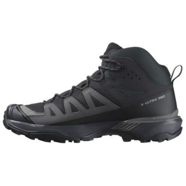 SALOMON X ULTRA 360 Slip Resistant Waterproof Mid top Mountaineering Shoes Men's Black L47447900