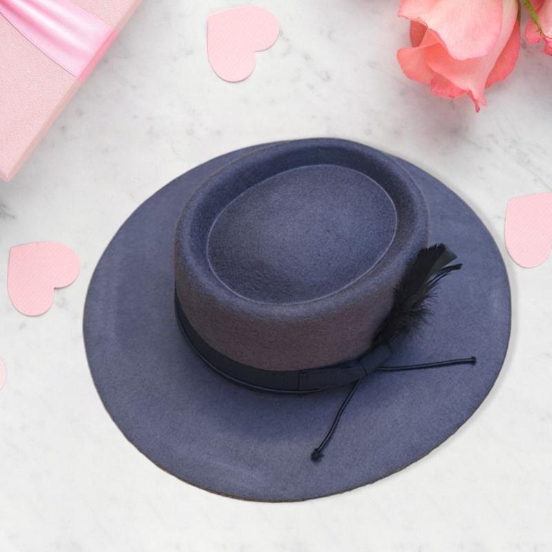 Rollable Border Hat Outdoor Activity Hat Travel Wool Hat Shopping Stylish Hat for Youth Fashioning