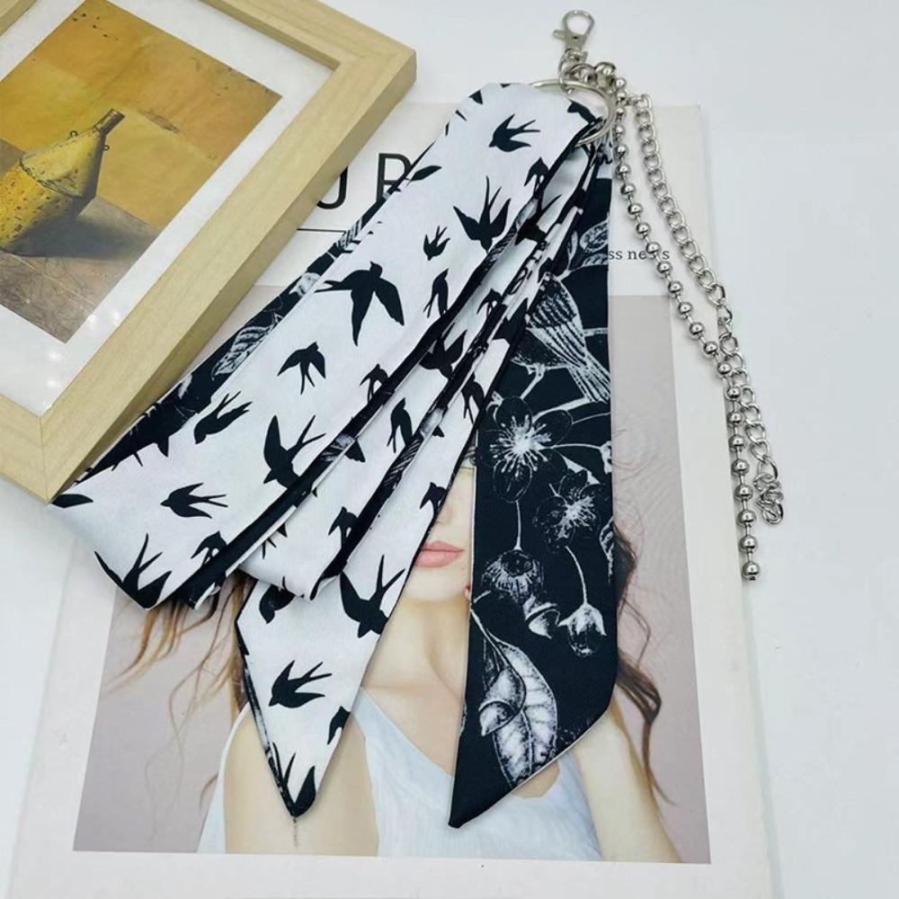 With Chain Pants Belt 200*5cm Bags Ribbons Fashion Neckerchief Travel