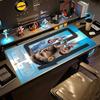 Football Messi Customized Name Mouse Pad Desk Mouse Pad Desktop Mouse Pad Non-Slip Rubber Base Perfect Gift for Gamers
