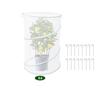 4 Pack  up Plant Covers Tent from Animals, 20"H X 13"D Insect Barrier Mesh Plant Guard Cover Net  Garden Plant Protectors