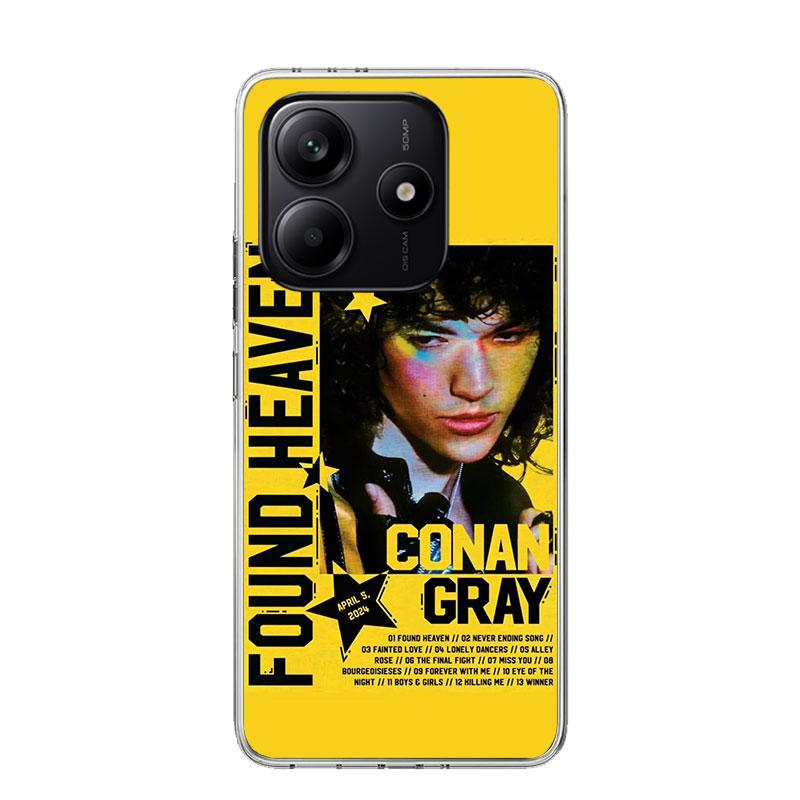 Conan Gray Found Heaven Phone Case For Xiaomi Redmi Note 15 14 13 12S 12 Pro Plus 11S 11E 11 11T 10S 10 Art Soft Pattern Cover R
