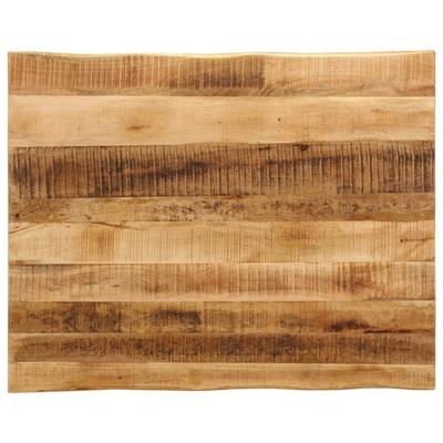 Vidaxl Blat Stołu Z Naturalną Krawędzią, 90X80X2,5 Cm, Drewno Mango