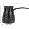 Coffee Maker, Electric Turkish American Coffee Machine, 600 ML Plastic and Stainless Steel Kettle Coffee Maker Anti Scald Even Heating Electric
