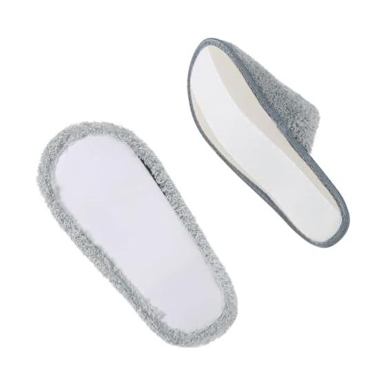 [XGOPTS] Indoor Slippers, Cleaning Mop Slippers, Housewives, Lazy People, Autumn/Winter Cleaning Slippers, Cute, Fluffy, Wearable Mop, Floor Cleaning