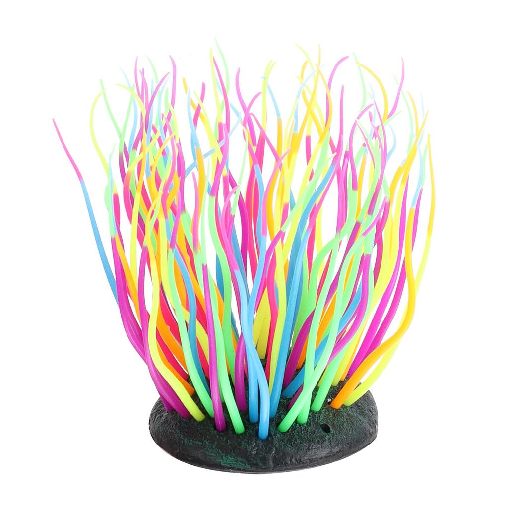 Artificial Sea Anemone Coral Soft Silicone Simulation Luminous Sea Anemone Coral for Aquarium Fish