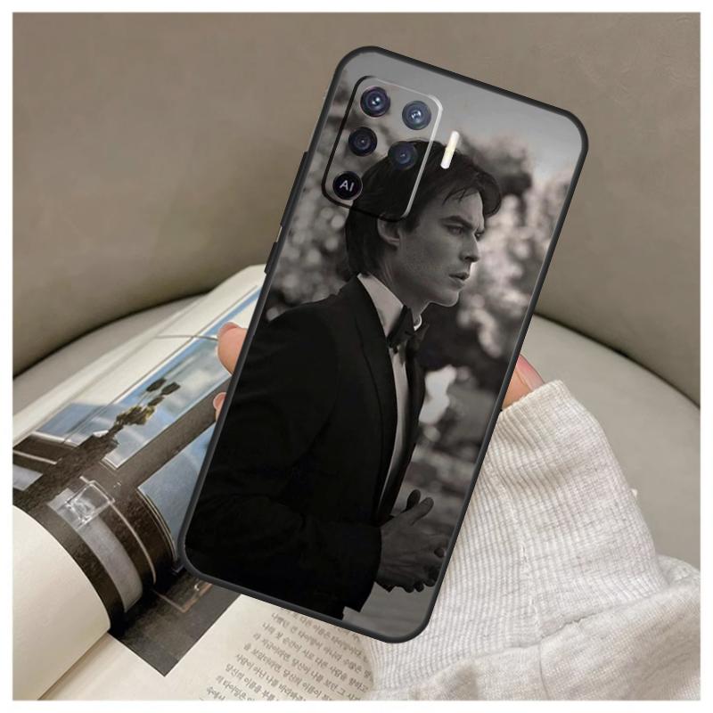 Damon Salvatore Vampire Diaries Case For Oppo A17 A57 A77 A40 A78 A54 A74 A94 A76 A16 A96 A18 A60 A80 A38 A58 A98 A15 A5 Pro