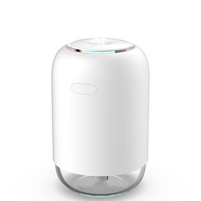 Portable Humidifier White Telework Lightweight Simple Moisture Bottle The Oval Ultrasonic Type Tabletop USB Rechargeable Portable The Oval Warm Color