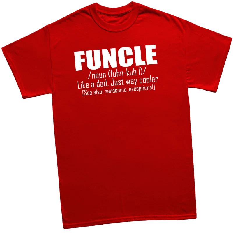 FUNCLE - FUNNY FUN UNCLE SLOGAN Mens T-Shirt XL