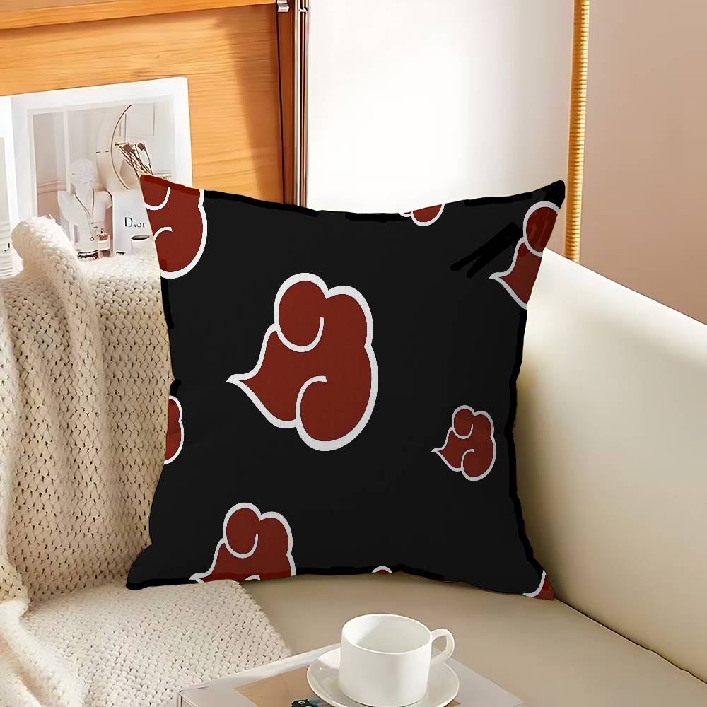 Anime N-Narutos-Japan Maple Design Cushion Cover Happy Autumn Harvest Decor Holiday Decorati Pillow Cover