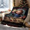 Bride of Chucky Pattern Blanket for Home Decoration, Bed, Sofa, Car Travel, Camping, Suitable for All Seasons, Birthday Christmas Gift