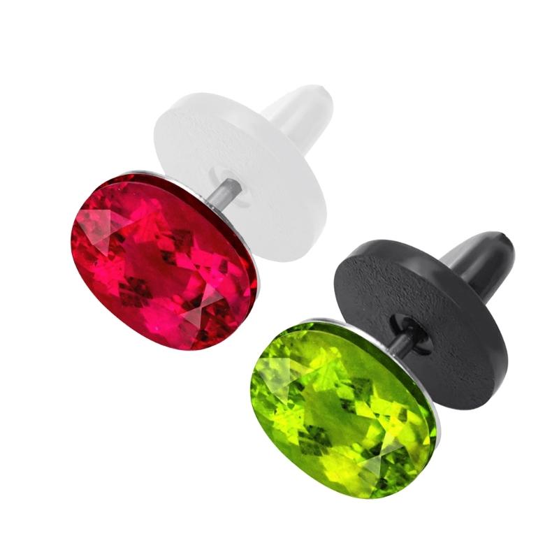 50 Stück robuste Gummikappenverschlüsse mit Schmetterlingsmotiven für Bekleidungsaccessoires und Bastelprojekte