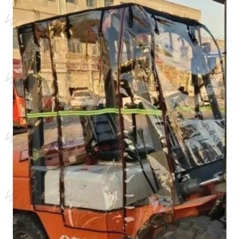 Suitable for Forklift Rain Cover, Car Clothing, Thickened Rain Curtain, Windshield and Sunshade как