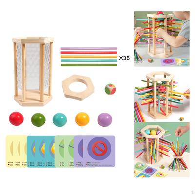 Wooden Board Game Montessori Development Toy Fine Motor Skills Math Educational Preschool