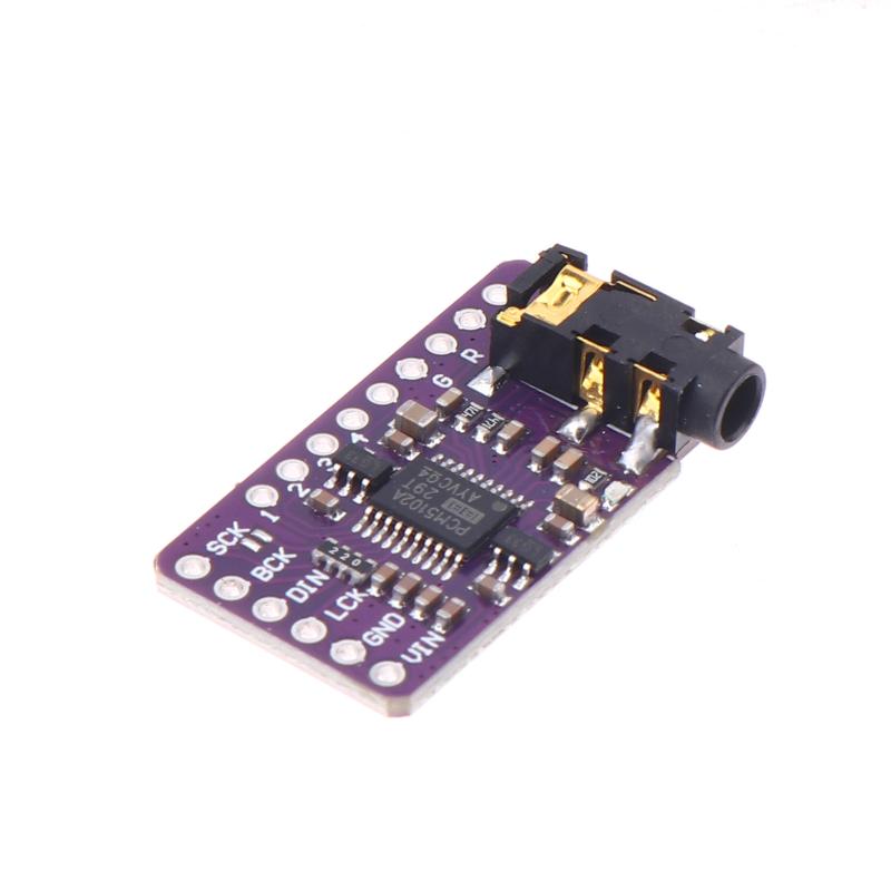 Gy-Pcm5102 I2S Modul přehrávače Rozhraní I2S Pcm5102A Dekodér DAC Pro Raspberry Pi Formátová deska Phat Digitální Zvuková deska Pcm5102