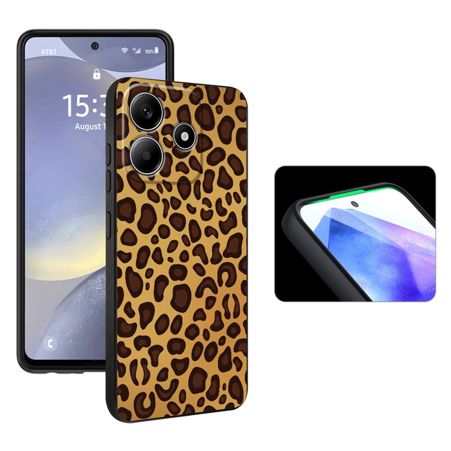 Retro Leopard Print Phone Cover Case for Xiaomi Redmi Note 14 13 Pro Plus 10 11S 14C A3 A1 A2 K80 K40 12 11 Pro A5 A4 12C 13C