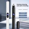 1 Set Usb Rechargeable Mini Portable Electric Nose Hair Trimmer Touch Operation For Painless Nose Ear Eyebrow Hair Removal