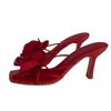 2025 Summer New Elegant Flowers Design Women's Slippers Casual Fashionable Outer Wear High Heel Slides