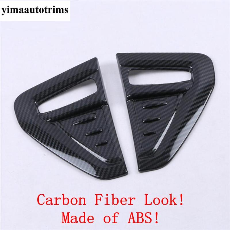 Car Body AC Air Flow Vent Fender Cover Kit Trim For Mitsubishi ASX ABS Chrome / Carbon Fiber Look Exterior Accessories