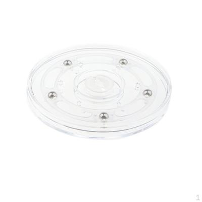 3''-6'' Turntable Acrylic Rotating Disc for Store Office Replacement Display , Clear, 4 Inch