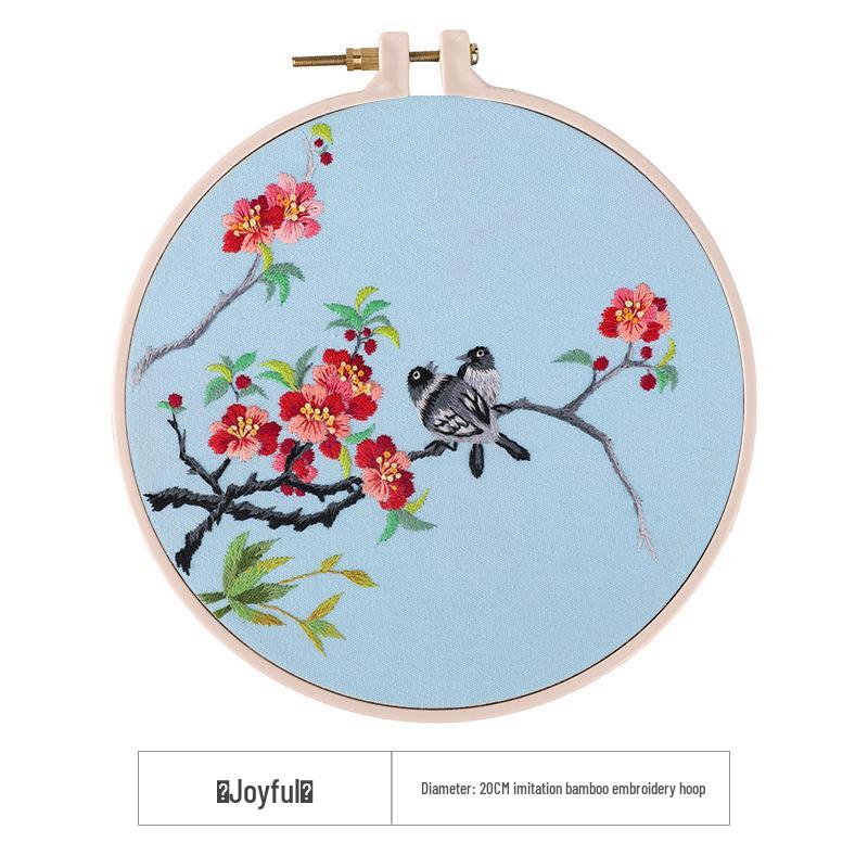 Ancient Style 3D Embroidery DIY Kit for Beginners - Su Ribbon Embroidery Set