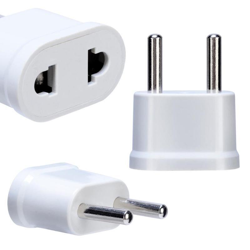 2pcs White Travel Charger Wall AC Power Plug Adapter Convert