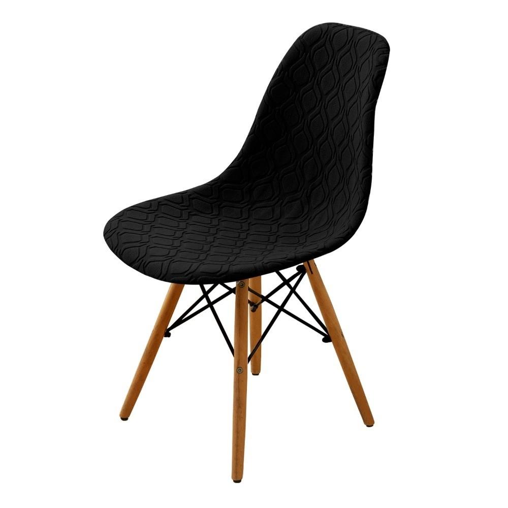 

Short Back Dining Curved Chair Cover Elastic Stretch Waterproof Stretch Chair Cover Thickened Jacquard Bar Seat Covers чорний