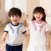 Girls' Summer Short Sleeve Pullover - New Style Round Neck T-shirt for Kids