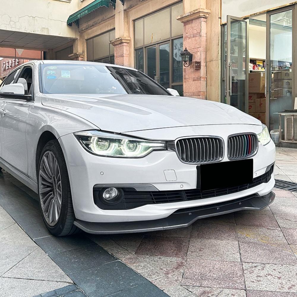 Labio Splitter Chin Spoiler Delantero Para BMW Serie 3 F30 F31 2013-2019 Parachoques Estándar Kit de Carrocería de Modificación Exterior Accesorios