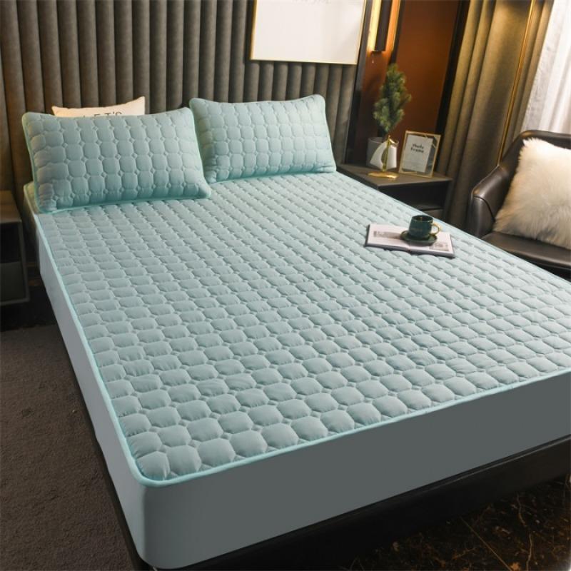 Sheet single piece padded thickened Simmons mattress protective cover polished mattress cover mattress cover all inclusive bed sheet dust cover