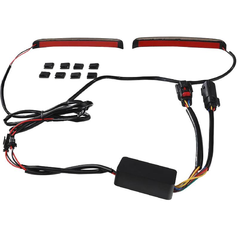 TCT-MOTORPARTS LED Saddlebag Run Brake Turn Lights Fit For Harley Touring Road King Electra Street Glide Ultra Limited2014-2023