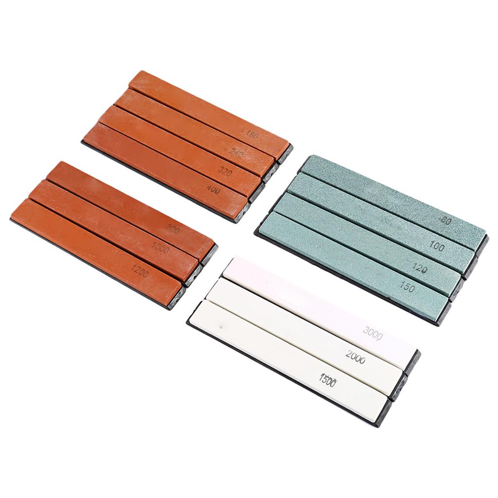 Easy to Replace Whetstone for Repair, Sharpening Corner Knives, Whetstone Set, Lightweight Portable Stone for Kitchen Knives and