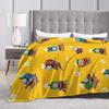 T-Thomas De Treinvriendjes Deken Kwaliteit Warm Zacht Cartoon Plaid Deken Winter Reis Bank Stoel Sofa Bed Pluizig Sprei