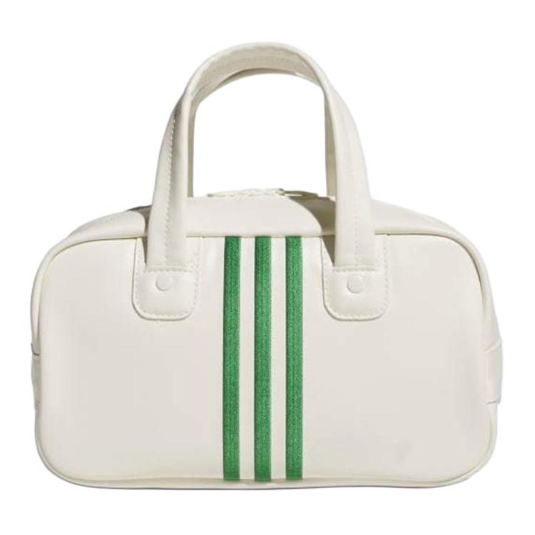 

Adidas Electroplated Polyurethane Handbag Regular Women s White & Green Adidas IS6274 зелёный/белый