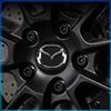 For Mazda 6 3 CX5 5 2 323 CX7 Demio Atenza Axela MX30 CX30 CX3 CX9 RX8 RX7 56mm Car Emblem Tire Wheel Hub Cap Rim Covers Auto Decorate Accessories