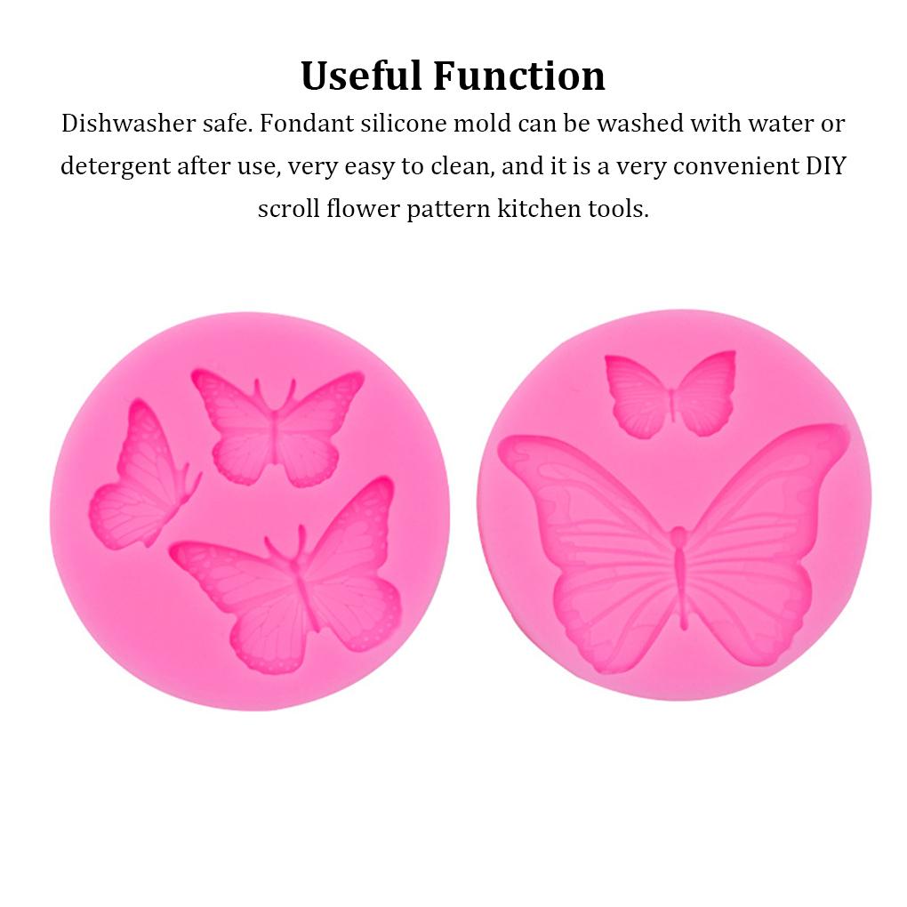 Silicone Mold Wedding Party Festival Home Hotel Cafe Candy Pudding Chocolate Cake Cute Decorating DIY Making Mould