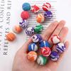 Spielzeug Bunt 20mm Mini für Kind Gummiball Hüpfbälle Springbälle Wirbel Hüpfbälle