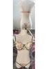 Floral Underwire Bra & Thong Set - Enhances Bust Appearance