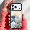 Cartoon Cute Stylish Waves Phone Case for iPhone 17 16 15 14 13 Pro Max Back Cover for 12 11 Pro Coque