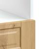 Porto Oven Cabinet Artisan Oak Wood Based Material