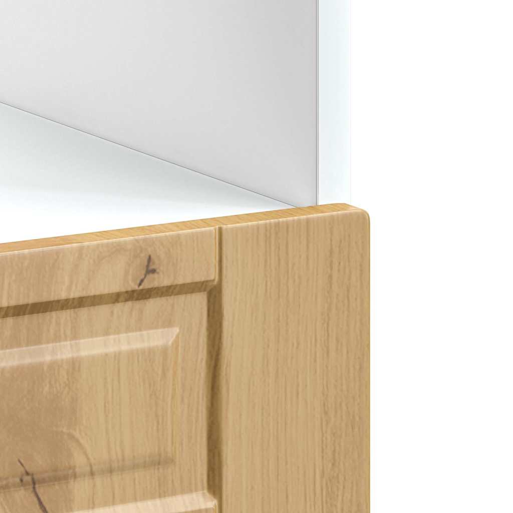 Porto Oven Cabinet Artisan Oak Wood Based Material