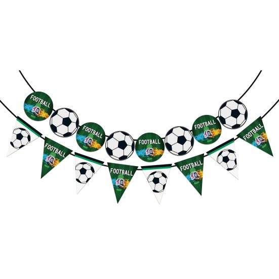 Soccer Birthday Party Decoration 10 Guest Disposable Dinnerware with Tablecloth Paper Plates Cup Napkin