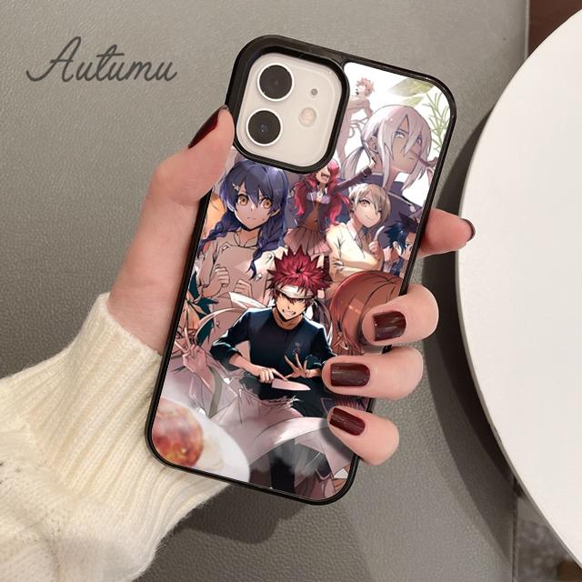 Food Wars Shokugeki no Soma Phone Case for iPhone 11 12 13 14 Pro Max mini X XR XS SE 2020 6S 7 8 Plus Samsung S21 S22 shell