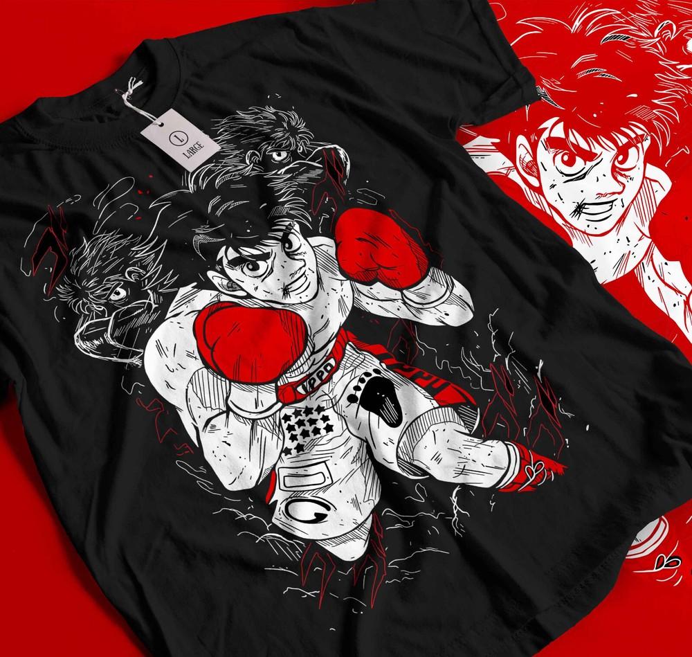 

Футболка Hajime No Ippo Боксерский зал Камогава Иппо Макуноучи Kbg Девушка Подарок349 M