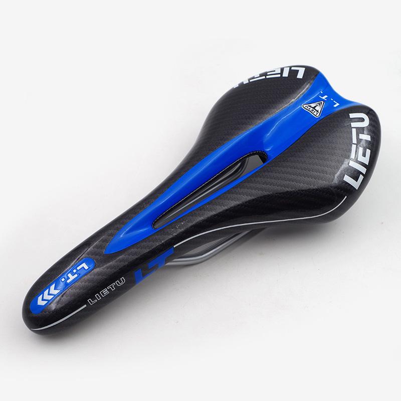 LIETU Bicycle Saddle Leather Carbon Bike Saddle MTB Road Bike Front CushionCycling Gel Seat Cover Selle Italia Bicyclespare Part