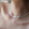 Nuova Catena Lusso in Argento Sterling S925 Per Uomini Donne Moda Minimalista Collane Choker Charms Brillanti Classico Regalo Festa
