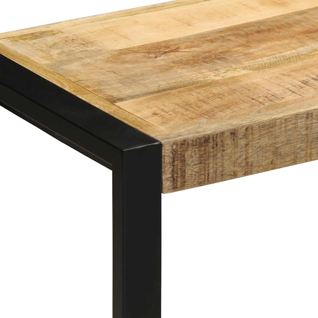 Bench 60x35x45 cm Rough Solid Mango Wood